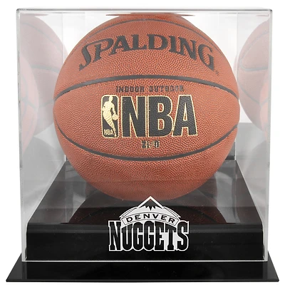 Denver Nuggets Hardwood Classics 1993 - 2018 Blackbase Team Logo Basketball Display Case with Mirrored Back