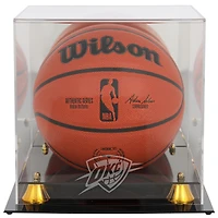 Oklahoma City Thunder Golden Classic Team Logo Basketball Display Case
