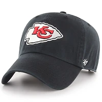 '47 Brand Kansas City Chiefs New Clean Up Adjustable Hat - Black