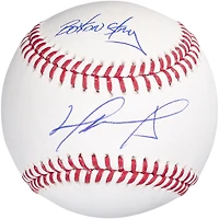 David Ortiz Boston Red Sox Autographed Baseball with "Boston Strong" Inscription
