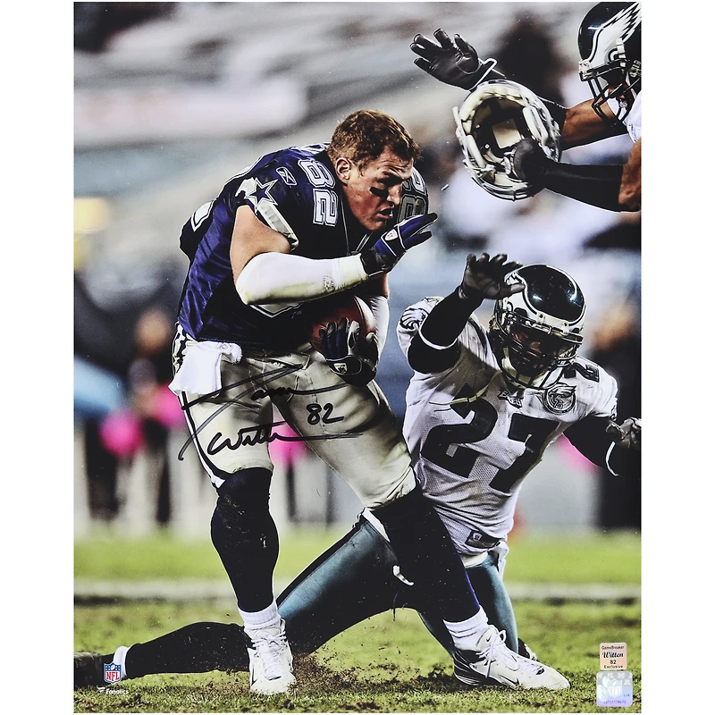Jason Witten Dallas Cowboys Autographed 16'' x 20'' No Helmet Photograph