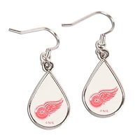 WinCraft Detroit Red Wings Tear Drop Dangle Earrings