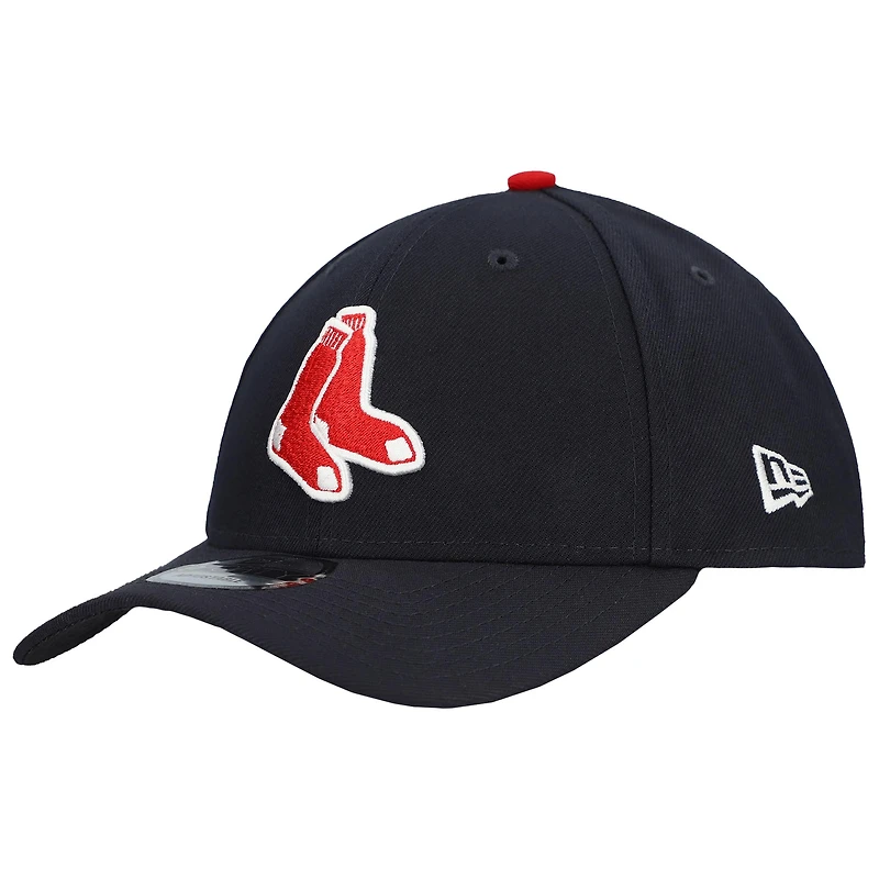 Men's New Era Navy Boston Red Sox League Logo 9FORTY Adjustable Hat