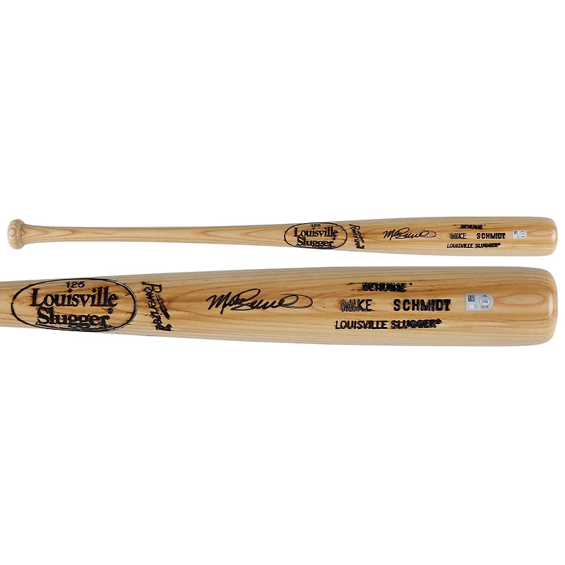 Mike Schmidt Philadelphia Phillies Autographed Louisville Slugger Tan Bat