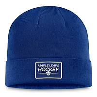 Men's Fanatics  Blue Toronto Maple Leafs Authentic Pro Cuffed Knit Hat