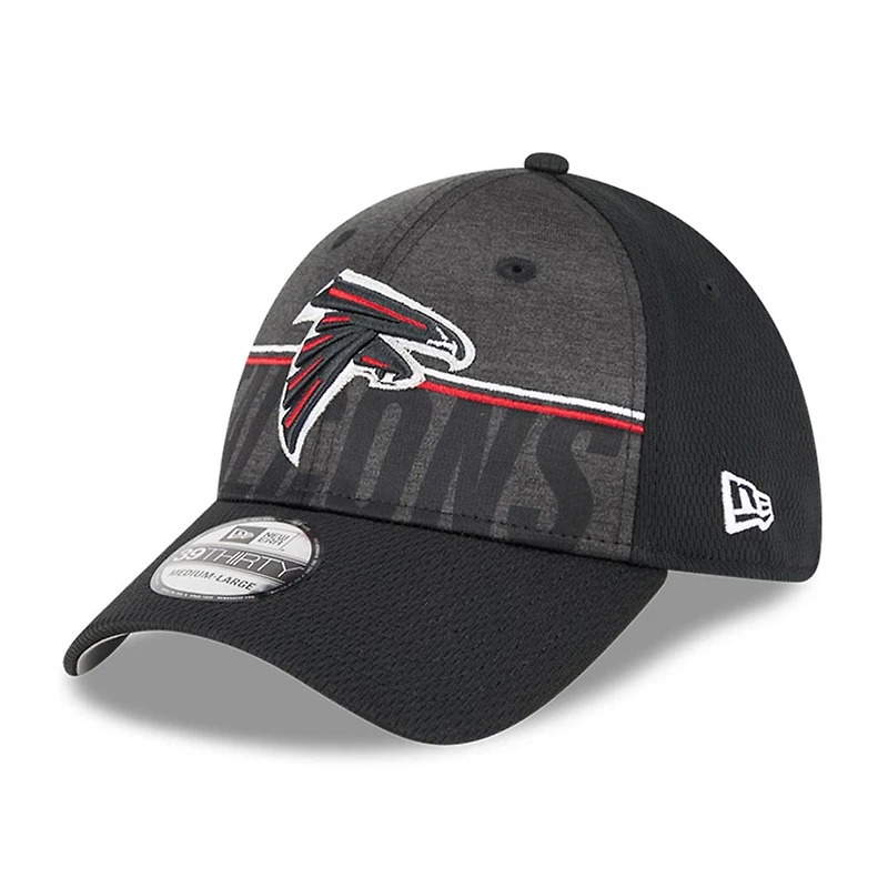 Men's New Era Black Atlanta Falcons 2023 NFL Training Camp 39THIRTY Flex Hat
