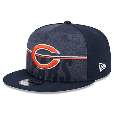 Men's New Era Navy Chicago Bears 2023 NFL Training Camp Primary Logo 9FIFTY Snapback Hat