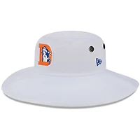 Men's New Era White Denver Broncos 2023 NFL Training Camp Throwback Panama Bucket Hat