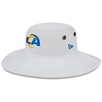 Men's New Era White Los Angeles Rams 2023 NFL Training Camp Panama Bucket Hat
