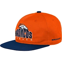 Youth Orange Denver Broncos Legacy Deadstock Snapback Hat