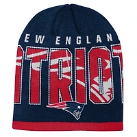 Youth  Navy New England Patriots Legacy Beanie