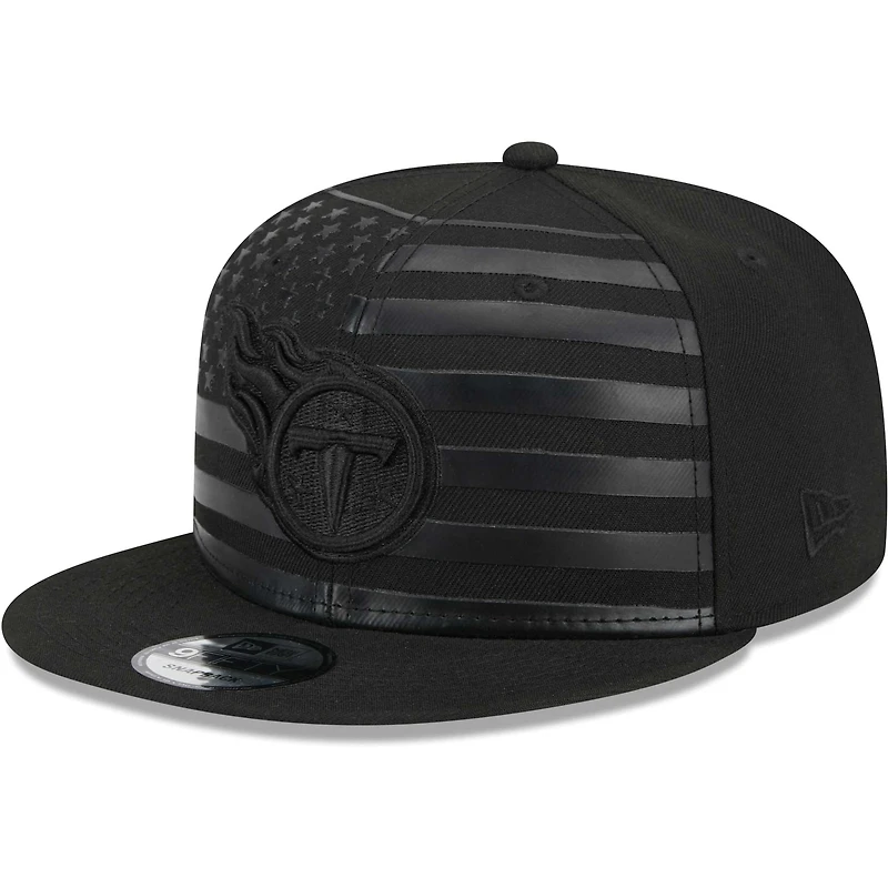 Men's New Era Black Tennessee Titans Independent 9FIFTY Snapback Hat