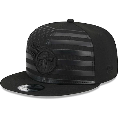 Men's New Era Black Tennessee Titans Independent 9FIFTY Snapback Hat