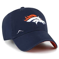 Women's '47 Navy Denver Broncos Confetti Icon Clean Up Adjustable Hat