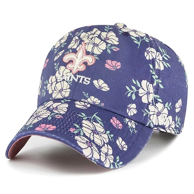 Women's '47  Navy New Orleans Saints Primrose Clean Up Adjustable Hat