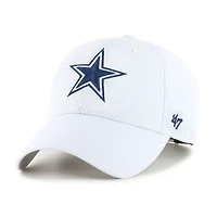 Men's '47 White Dallas Cowboys MVP Adjustable Hat