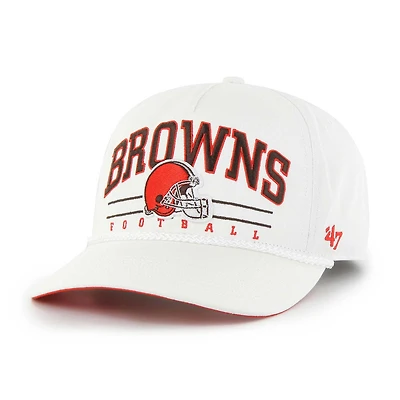 Men's '47 White Cleveland Browns Roscoe Hitch Adjustable Hat