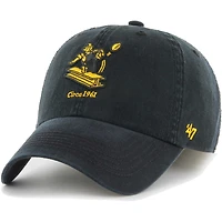 Men's '47 Black Pittsburgh Steelers Gridiron Classics Franchise Fitted Hat