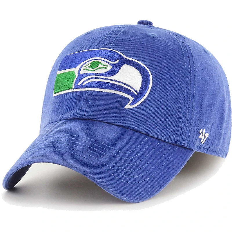 Men's '47 Royal Seattle Seahawks Gridiron Classics Franchise Fitted Hat