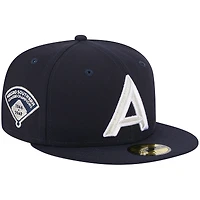 Men's New Era Navy Asheville Tourists Theme Nights Asheville Blues  59FIFTY Fitted Hat