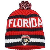 Men's '47 Red Florida Panthers Bering Cuffed Knit Hat with Pom