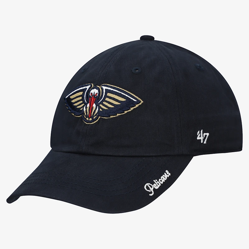 Women's '47 Navy New Orleans Pelicans Miata Clean Up Adjustable Hat