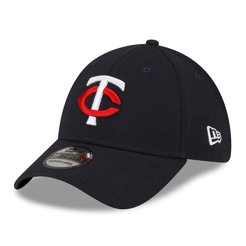 Men's New Era Navy Minnesota Twins 2023 Team Classic Home 39THIRTY Flex Hat
