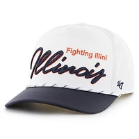 Men's '47 White Illinois Fighting Illini Chamberlain Hitch Adjustable Hat