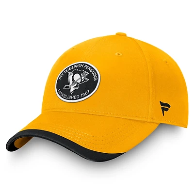 Men's Fanatics Gold Pittsburgh Penguins Fundamental Adjustable Hat