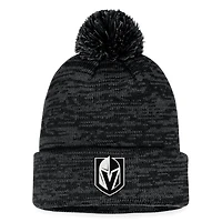 Men's Fanatics Black Vegas Golden Knights Fundamental Cuffed Knit Hat with Pom