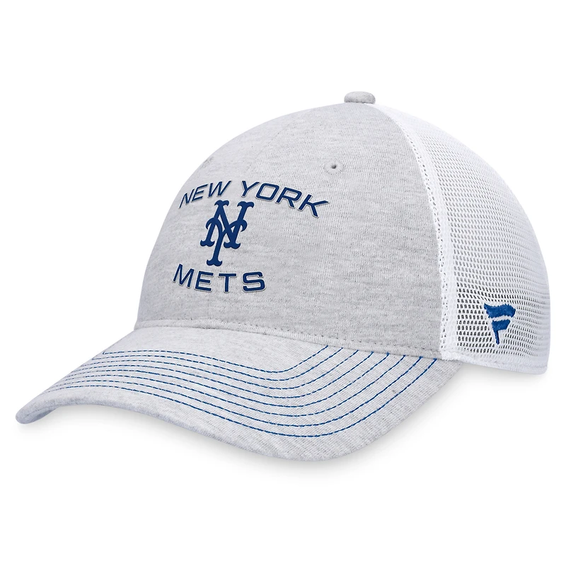 Men's Fanatics Gray New York Mets Trucker Adjustable Hat