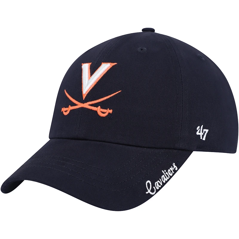 Women's '47 Navy Virginia Cavaliers Miata Clean Up Adjustable Hat