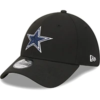 Men's New Era Black Dallas Cowboys  Main 39THIRTY Flex Hat