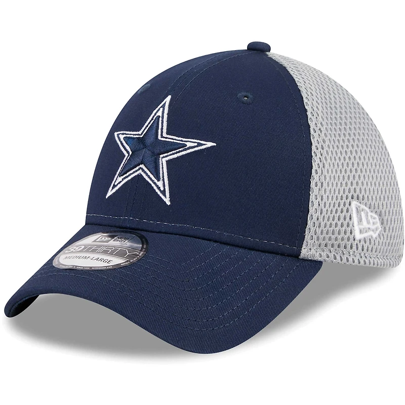 Men's New Era Navy/Gray Dallas Cowboys  Main Neo 39THIRTY Flex Hat