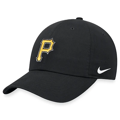 Men's Nike Black Pittsburgh Pirates Heritage 86 Lightweight Unstructured Adjustable Hat