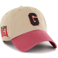 Men's '47 Khaki Georgia Bulldogs Ashford Clean Up Adjustable Hat