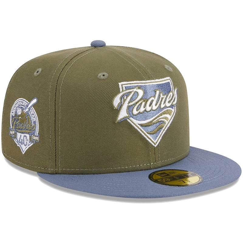 Men's New Era Olive/Blue San Diego Padres 59FIFTY Fitted Hat