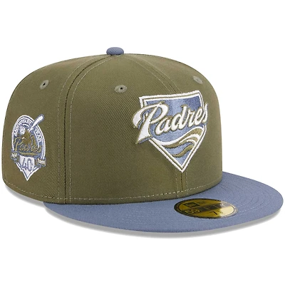 Men's New Era Olive/Blue San Diego Padres 59FIFTY Fitted Hat