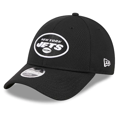 Youth New Era Black New York Jets  Main B-Dub 9FORTY Adjustable Hat