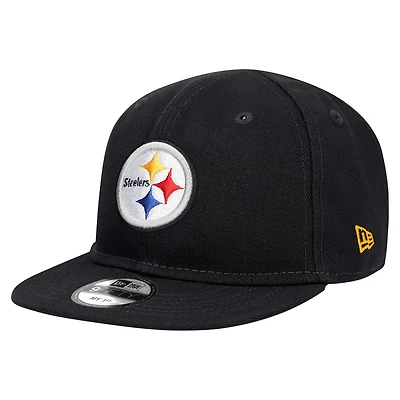 Infant New Era Black Pittsburgh Steelers My 1st 9FIFTY Adjustable Hat
