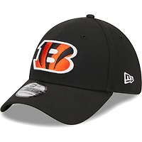 Men's New Era Black Cincinnati Bengals  Main 39THIRTY Flex Hat