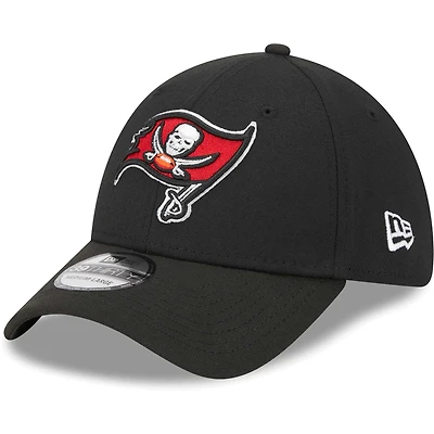 Men's New Era Black Tampa Bay Buccaneers  Main 39THIRTY Flex Hat