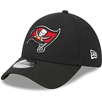 Men's New Era Black Tampa Bay Buccaneers  Main 39THIRTY Flex Hat