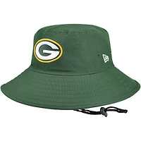 Men's New Era Green Green Bay Packers Main Bucket Hat