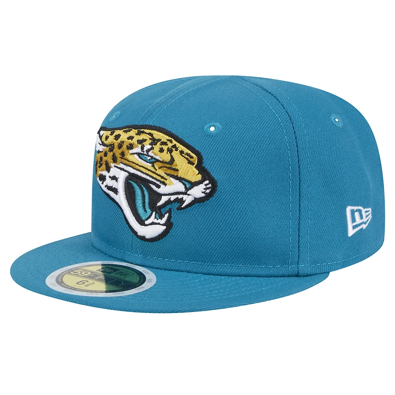Youth New Era Teal Jacksonville Jaguars Main 59FIFTY Fitted Hat