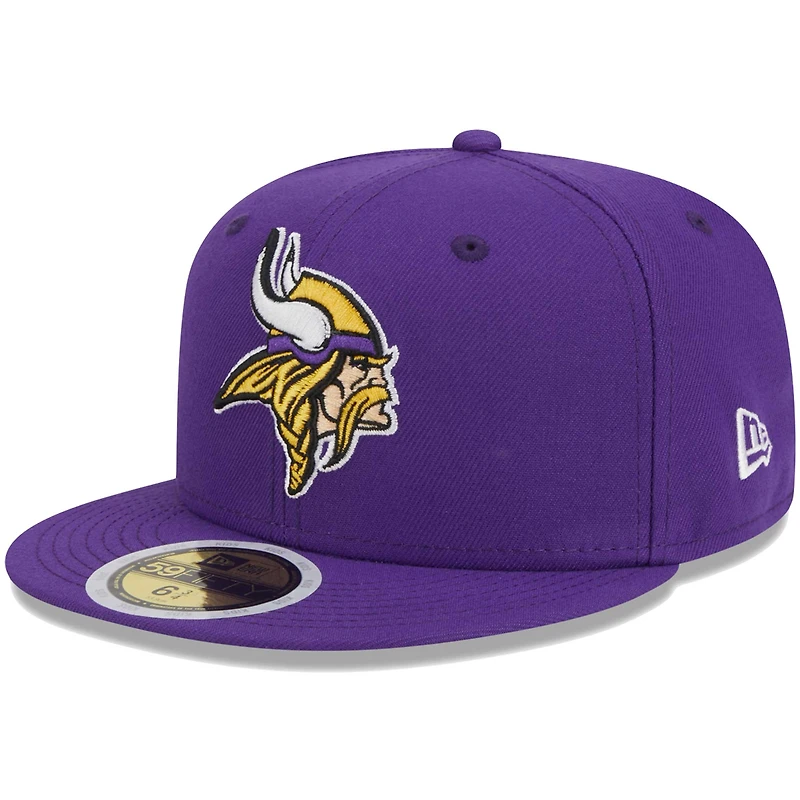 Youth New Era Purple Minnesota Vikings Main 59FIFTY Fitted Hat