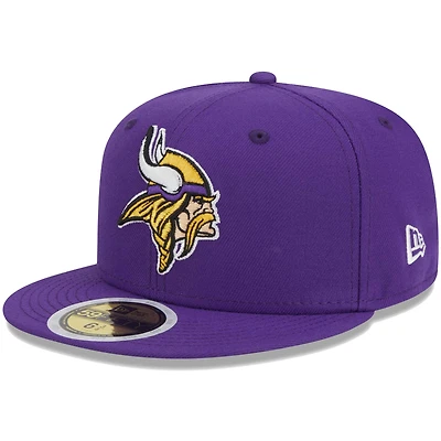 Youth New Era Purple Minnesota Vikings Main 59FIFTY Fitted Hat