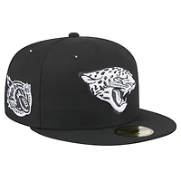 Men's New Era Black Jacksonville Jaguars  Main Patch 59FIFTY Fitted Hat