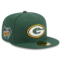 Men's New Era Green Green Bay Packers  Main Patch 59FIFTY Fitted Hat