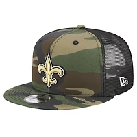 Men's New Era Camo New Orleans Saints  Main Trucker 9FIFTY Snapback Hat
